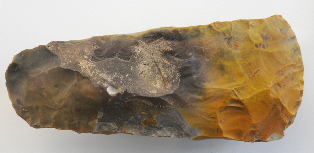 Steinbeil aus Bottrop 4000-1800 v. Chr. (Quelle: Quadrat Bottrop Museum für Ur-  und Ortsgeschichte)